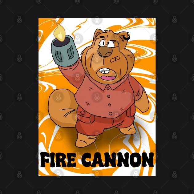 Bear fire cannon by Indra.ich