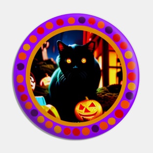 I Can Has Trick Or Treats? Halloween Kitty Pin