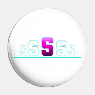 Letter S Pin