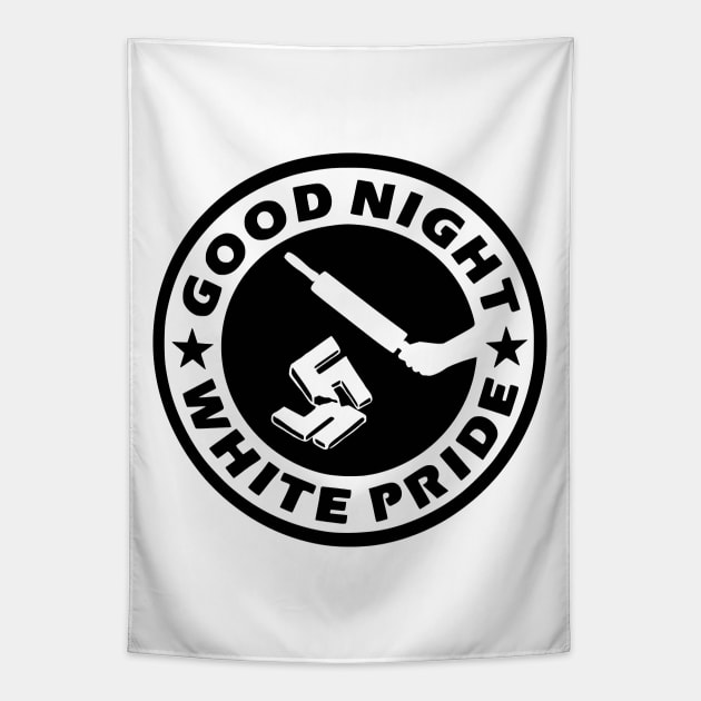 Good Night White Pride Tapestry by prettyinpunk