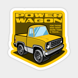 School Bus Yellow - Power Wagon Magnet