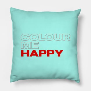 Colour Me Happy, Colour Me Beautiful, Red, Interior Designers, Painters, Artist, Decorator Pillow