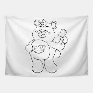 care bears eat meat Tapestry