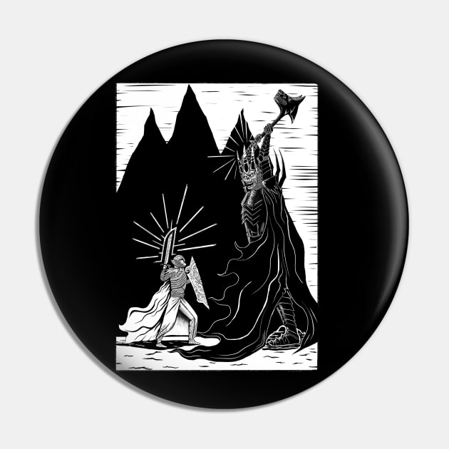 Fingolfin battles Morgoth Pin by Cheapheat