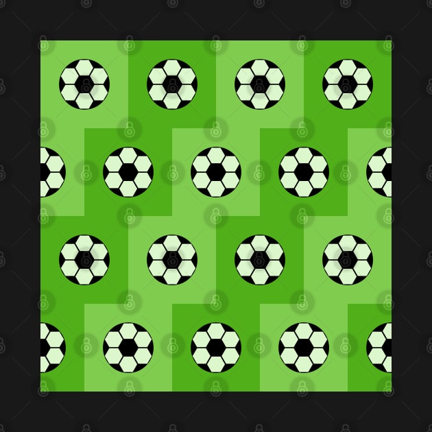 Football green pattern by olgart