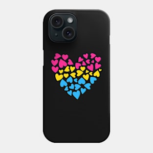 Pansexual Hearts Pride Phone Case