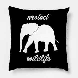 protect wildlife Pillow