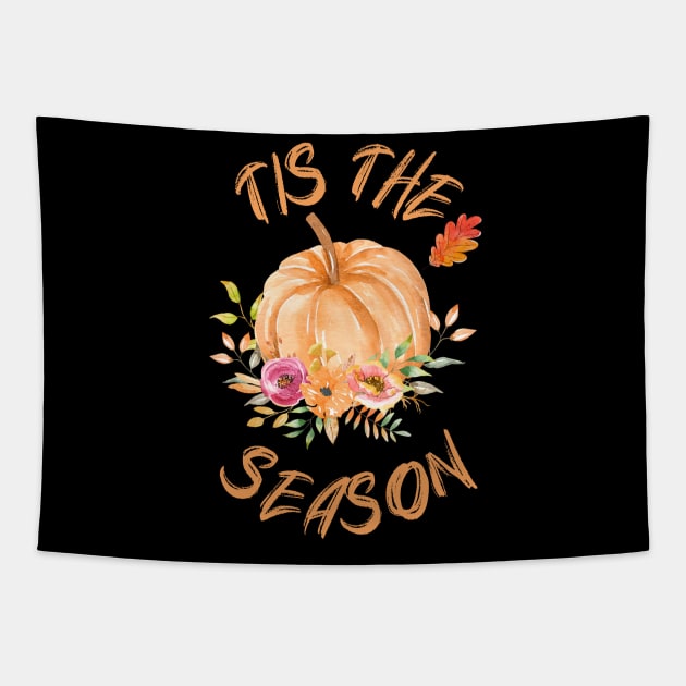 Tis the Season: Autumn Pumpkin Tapestry by Caregiverology