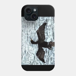 Great black cormorant Phone Case