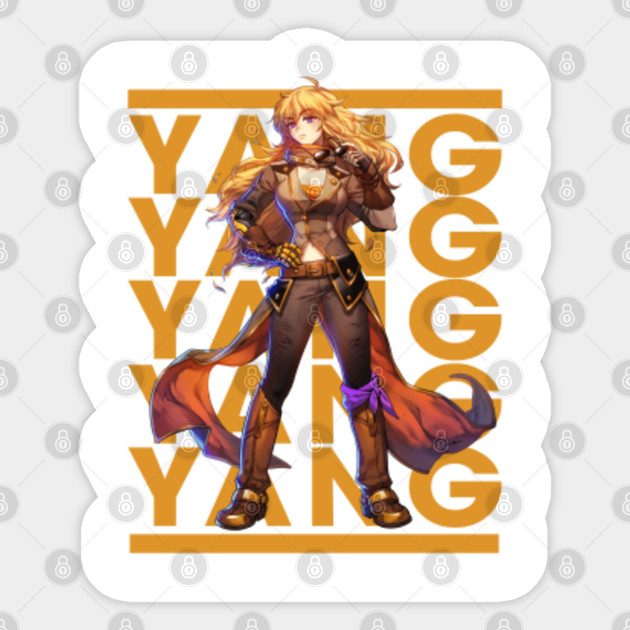 Retro Rwby Character Shirts Yang Funny Anime Manga Gifts Rwby