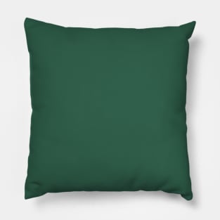 Pine Green Solid Pillow