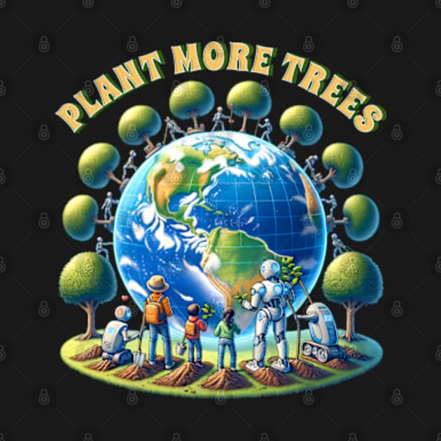 Plant more trees - Earth Day by BrisaArtPrints