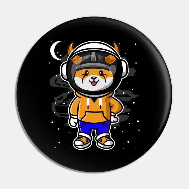 Hiphop Astronaut Floki Inu Coin Floki Army To The Moon Crypto Token Cryptocurrency Wallet Birthday Gift For Men Women Kids Pin by Thingking About