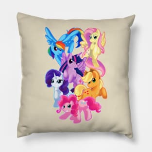 The Mane 6 Pillow