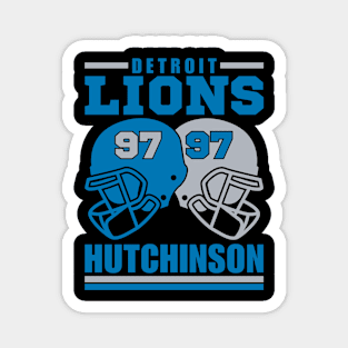 Detroit Lions Hutchinson 97 American Football Magnet