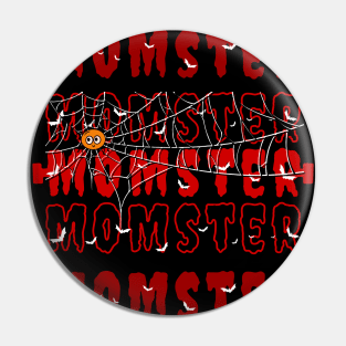 Momster Mum Momy - Family Design - Halloween Dark Version Pin