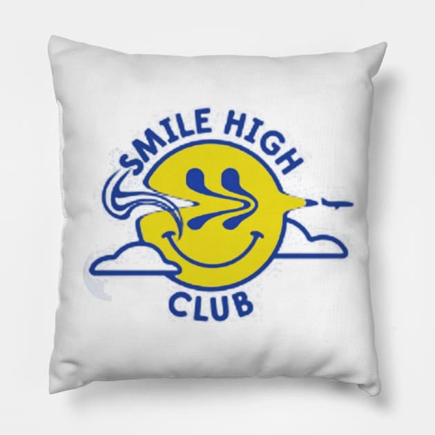 Smile High Club Pillow by TiffanybmMoore