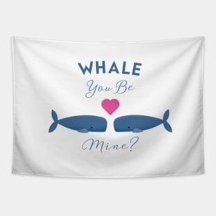 whale you be mine Tapestry