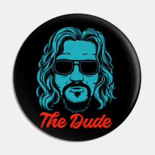 The Dude Retro Overprint Pin