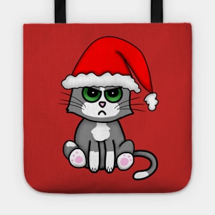 Bah Humbug Cat (Small Print) Tote