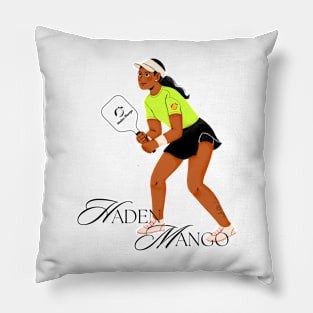 Female Pickleball Avatar Pillow