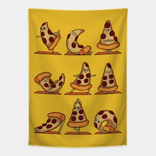 Pizza Yoga Tapestry