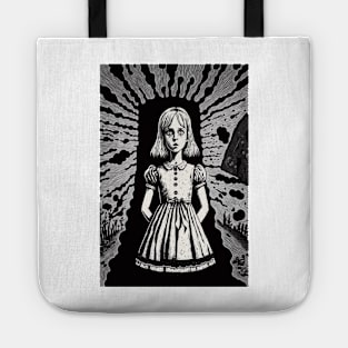 Alice in Wonderland: A Dark Gothic Punk Adventure Tote