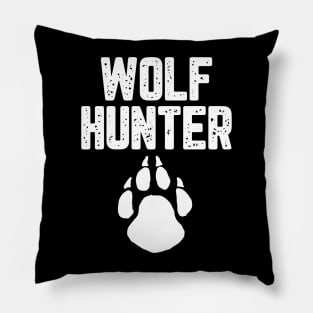 Wolf hunter Pillow