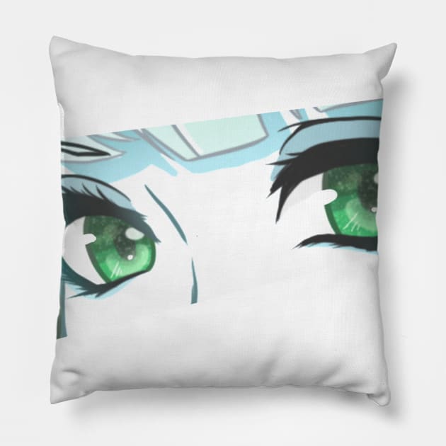 Anime eyes Pillow by Leo