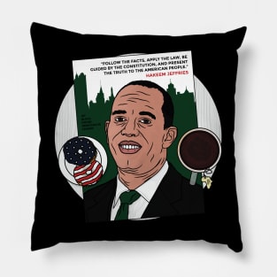 Hakeem Jeffries First Black House Democratic Leader - U.S. flag donuts And Coffee Breakfast Pillow