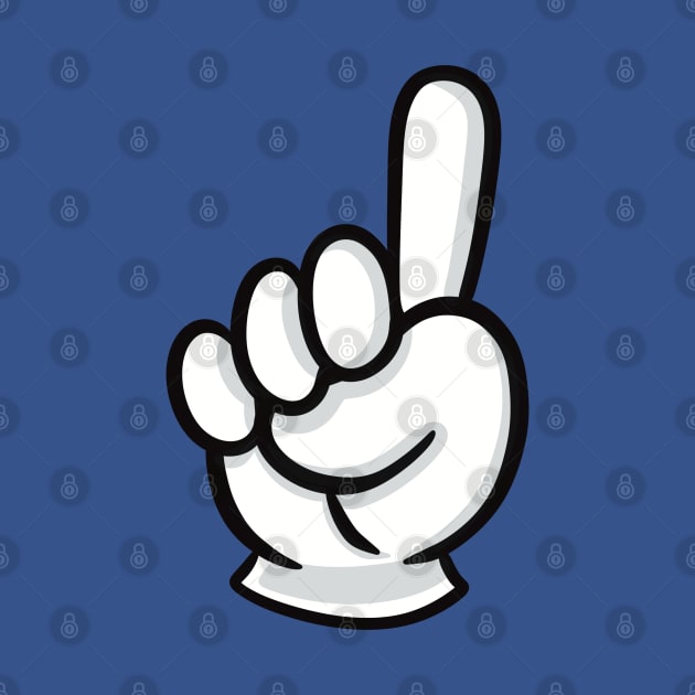 I’m ONE! One finger counting cartoon hand by SafeTeeNet