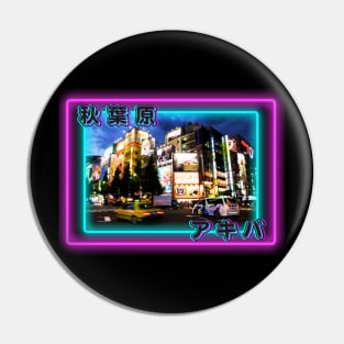 Neon Akihabara Tokyo Nights City Vibe Pin