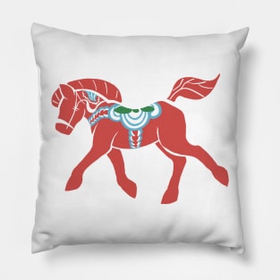 Real Dala Horse #2 Pillow