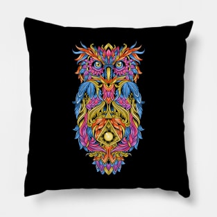 Owl tribal art Pillow