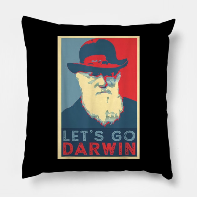 Lets Go Darwin Pillow by IMAM HAHAHA