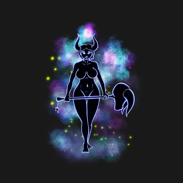 Sexy Taurus girl zodiac sign by Zimart