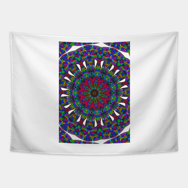 mandala Tapestry by indusdreaming