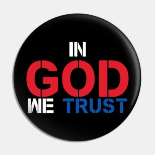 In God We Trust Pin