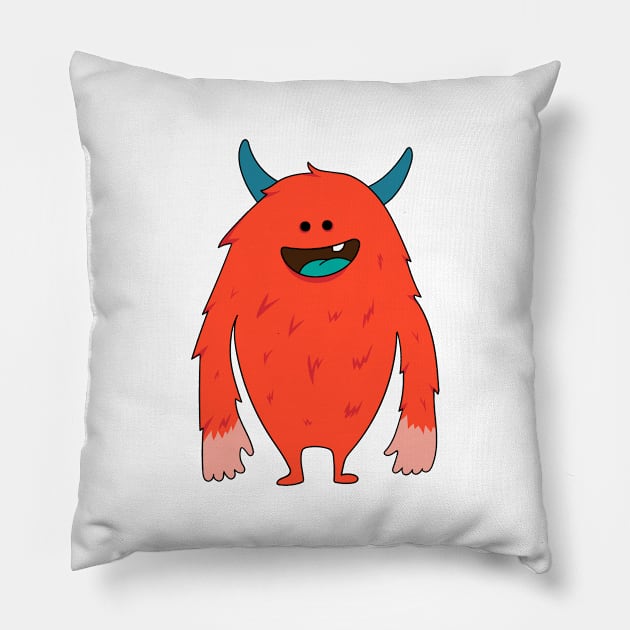 cute monster Pillow by InshynaArt