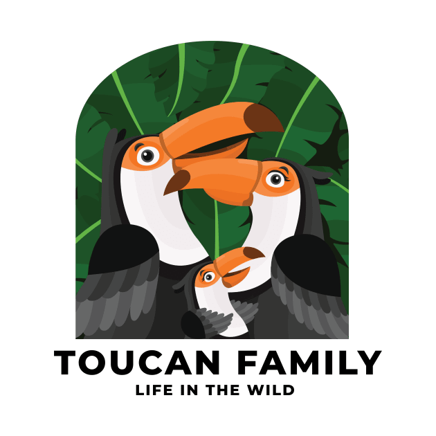 Toucan Family by mawicasava