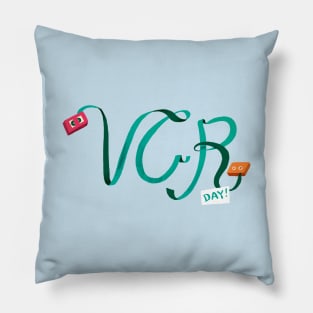 VCR Day Pillow