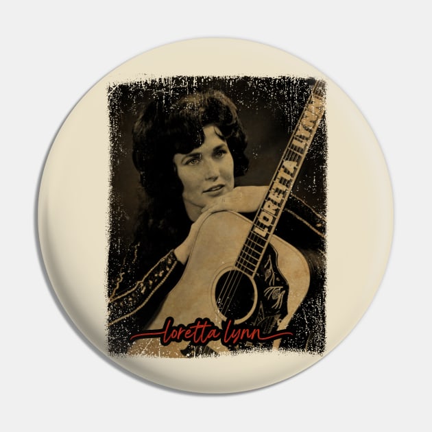 80s Classic Loretta Lynn Pin by ArtGaul