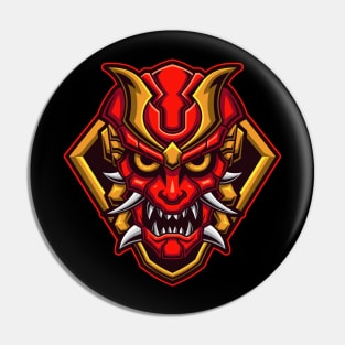 Demon Character Pin