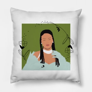 Rihanna Portrait Pillow