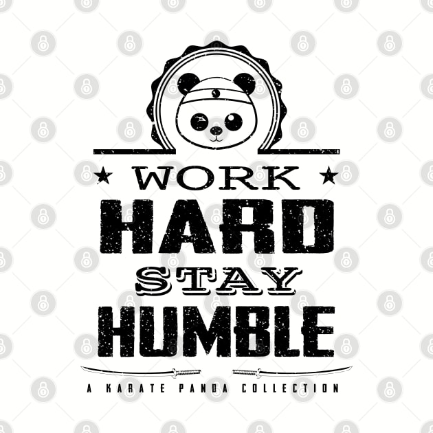 Karate Panda Work hard, Stay humble lights by Karate Panda