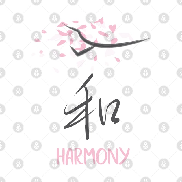 Sakura "Harmony" Japanese Kanji by My Sakura Shop