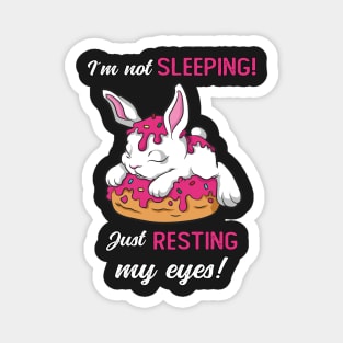 Cute Sleepy Bunny - Sleepytime Magnet