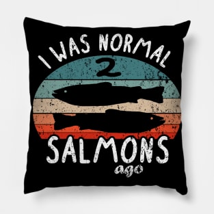 Salmon fish fishing fishing salmon pikeperch gift Pillow