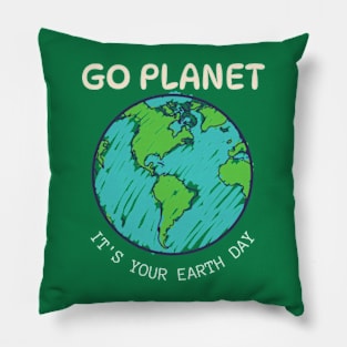 happy Earth day Everyday 2024  gift april 22 Teacher Rainbow Pillow