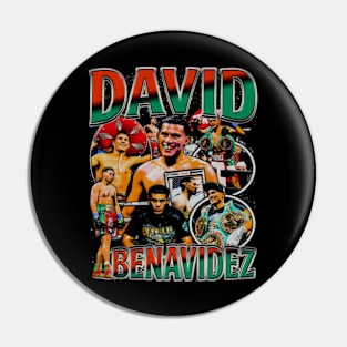 David Benavidez Vintage Bootleg Pin